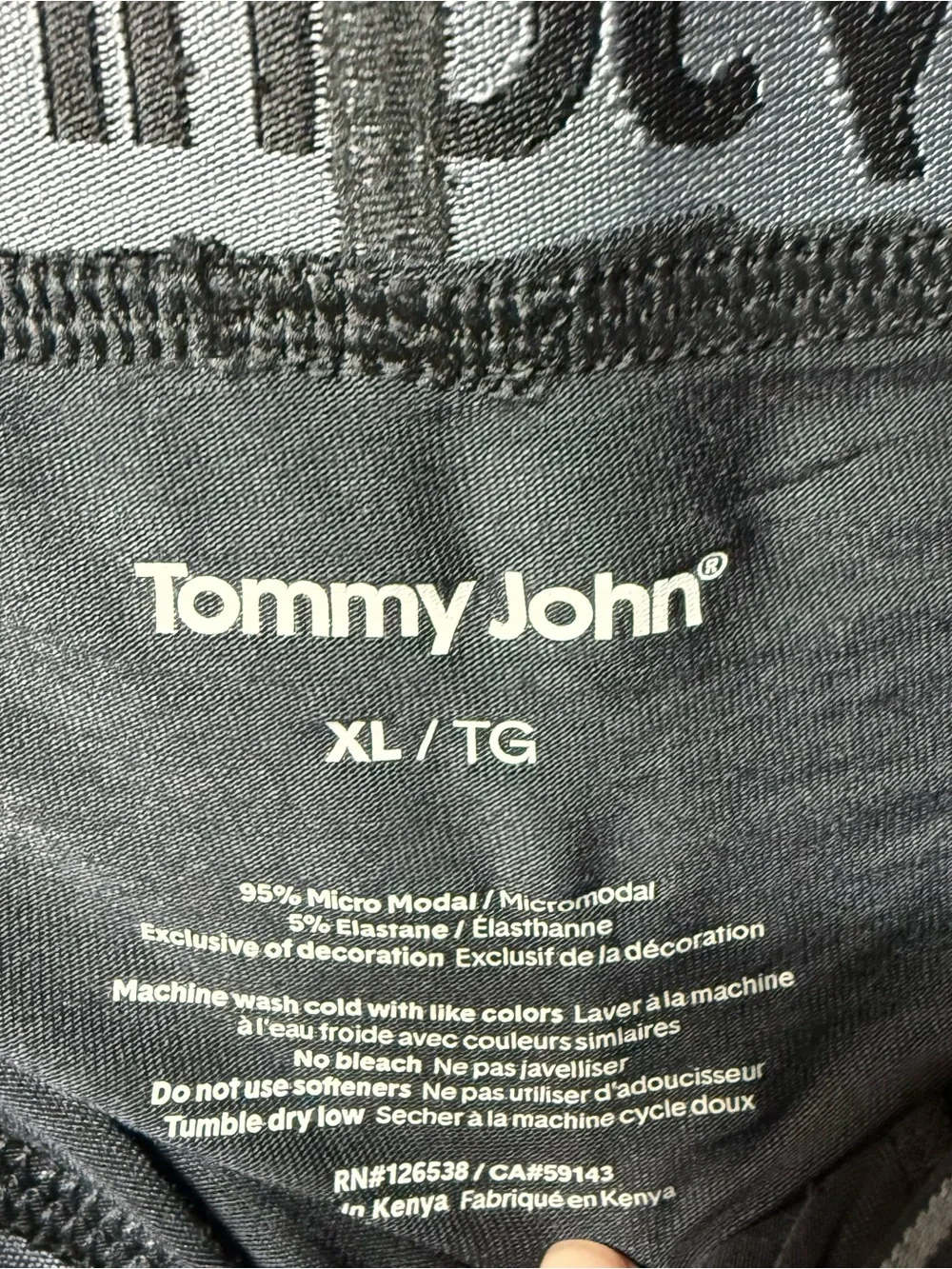 Tommy John Men's Boxer Briefs Size XL